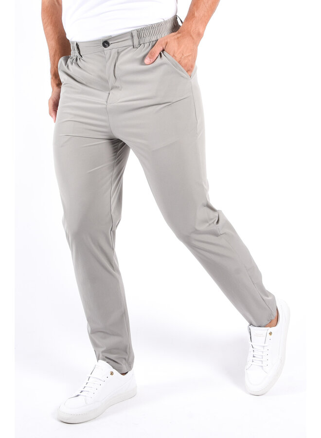 Dynamic Stretch Tech Trousers “Gio” Cloudy Stone Grey