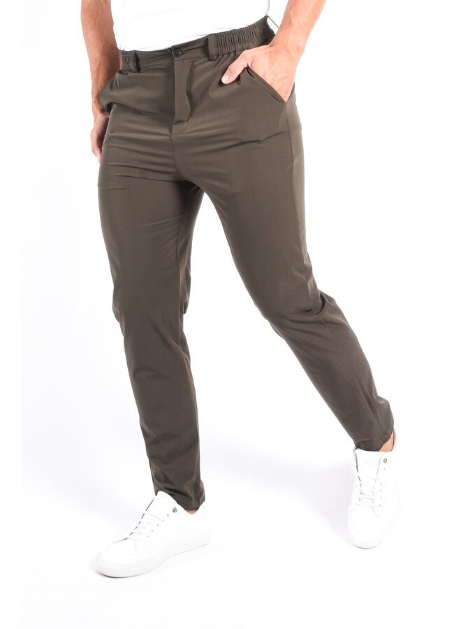 Dynamic Stretch Tech Trousers “Gio” Olive Green