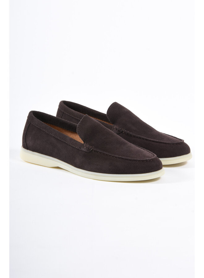 Premium Suède loafers “Santino 2.0” Coffee Brown