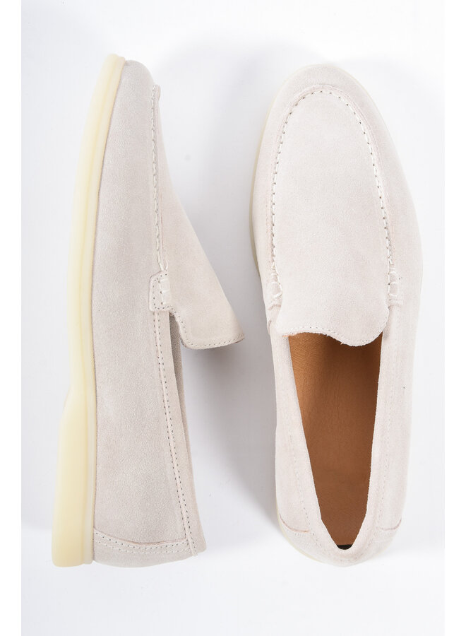 Premium Suède loafers “Santino 2.0” Light Beige