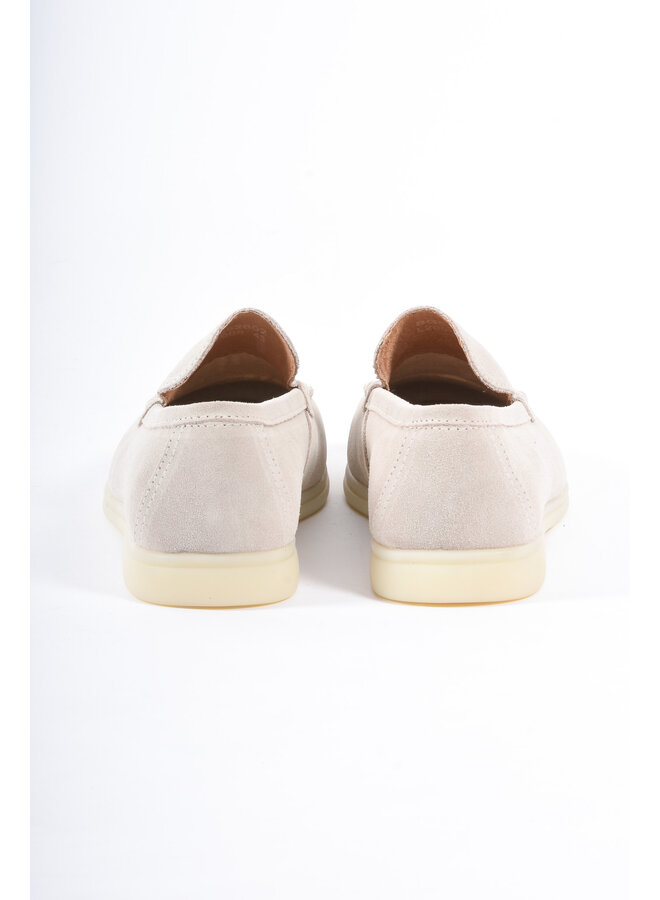 Premium Suède loafers “Santino 2.0” Light Beige
