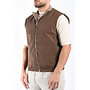Premium Reversible Linen Bodywarmer "Valente" Brown / Taupe