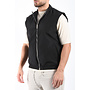 Premium Reversible Linen Bodywarmer "Valente" Black / Black