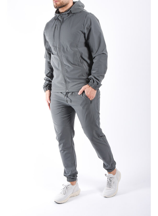 Stretch Tracksuit “Mari” Deep Grey