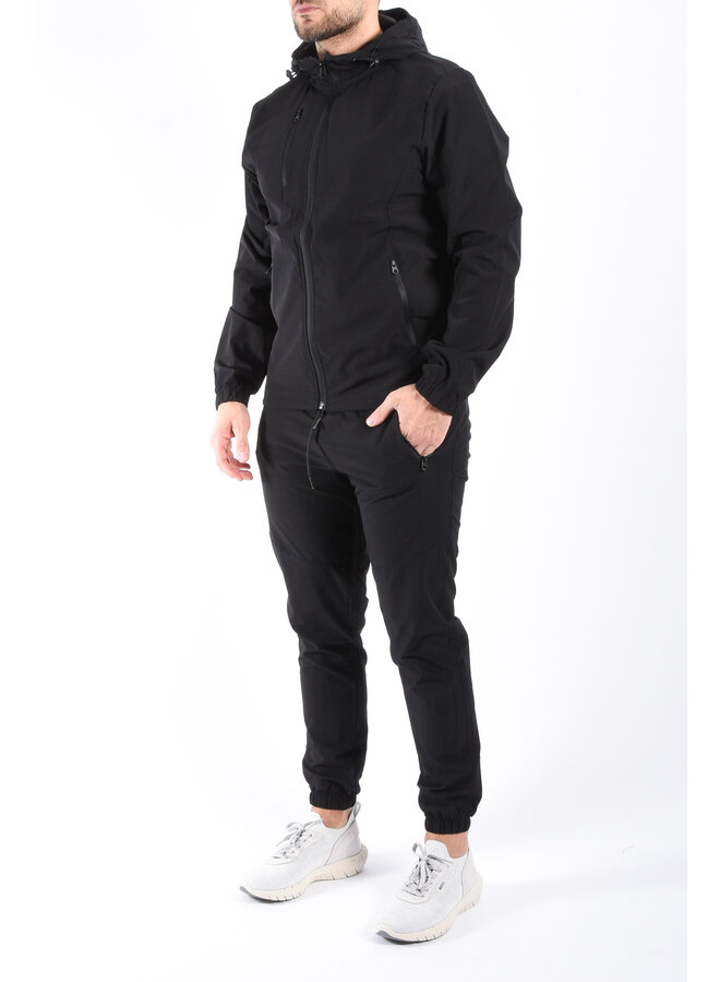 Stretch Tracksuit “Mari” Black