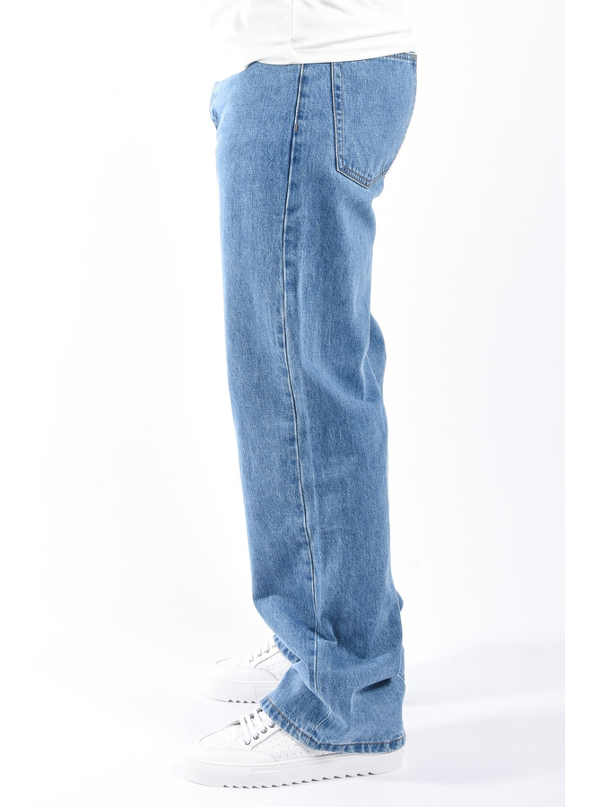 Baggy Loose Fit Jeans “Wesa” Blue Washed