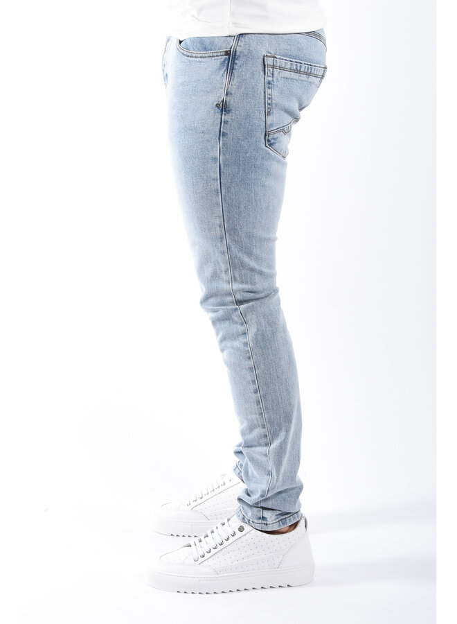Slim Fit Stretch Jeans “Mazini” Light Blue