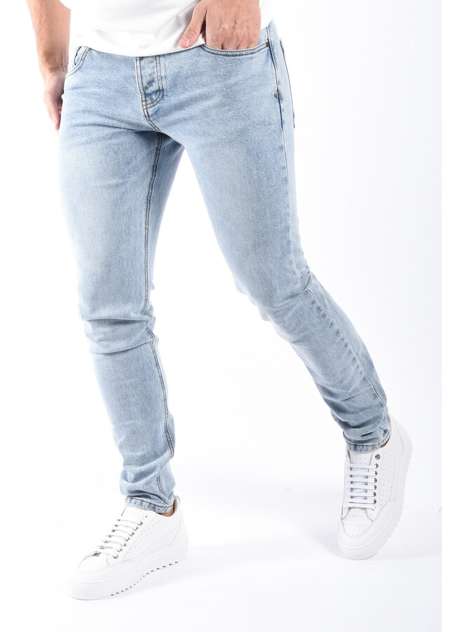 Slim Fit Stretch Jeans “Mazini” Light Blue
