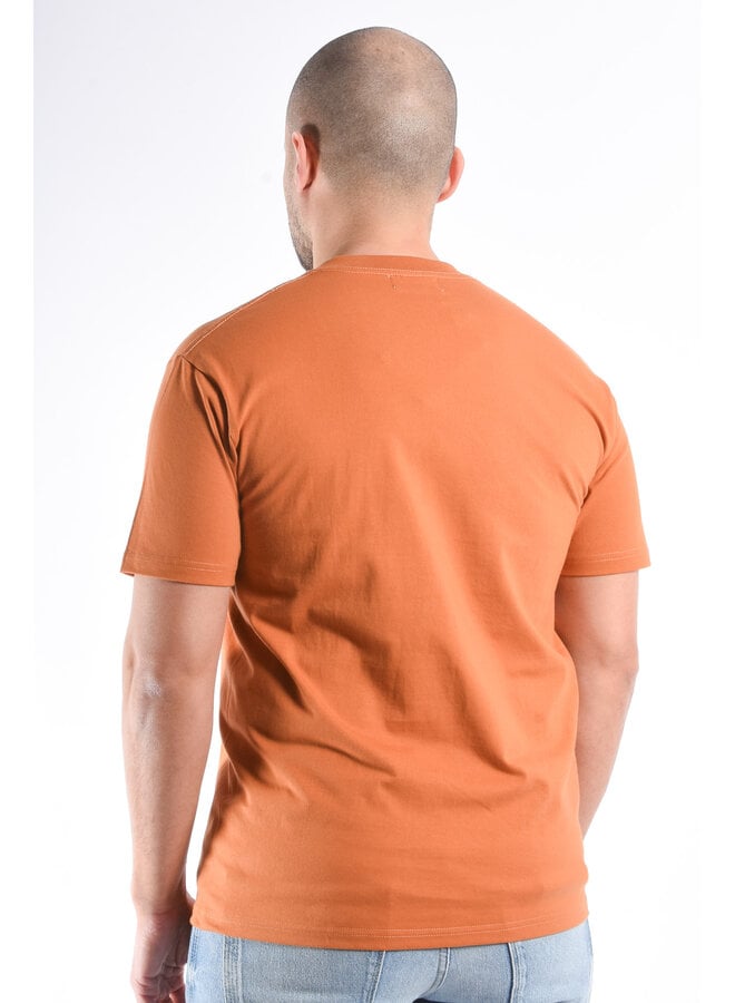 Basic t-shirt regular fit “kris”  Mango Orange