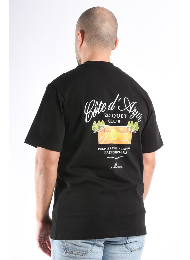 Oversized T-shirt “Côte D’Azur” Black