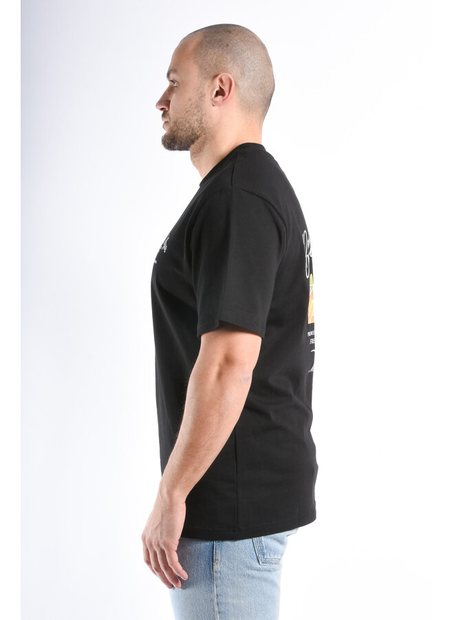 Oversized T-shirt “Côte D’Azur” Black