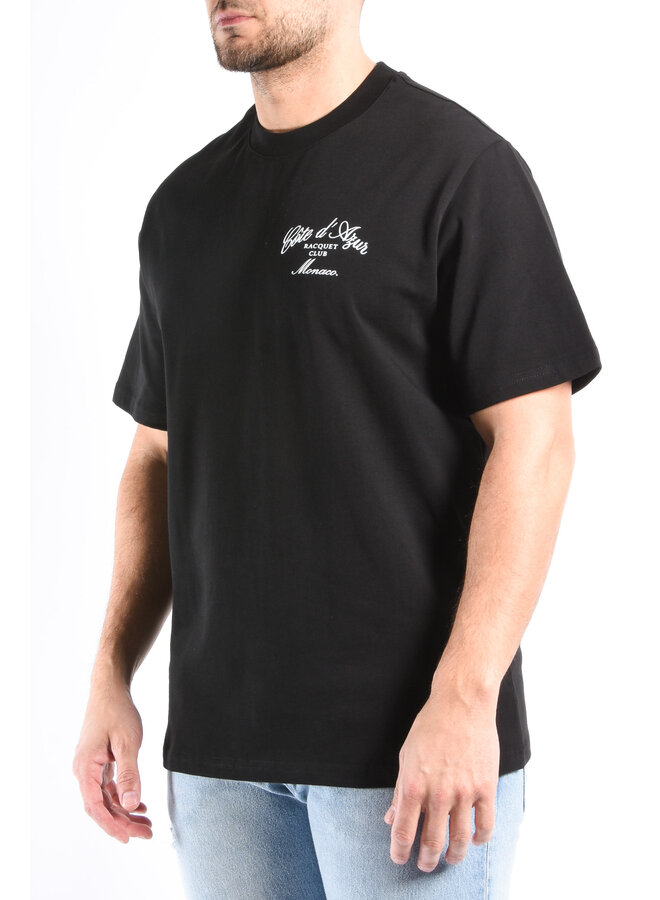 Oversized T-shirt “Côte D’Azur” Black