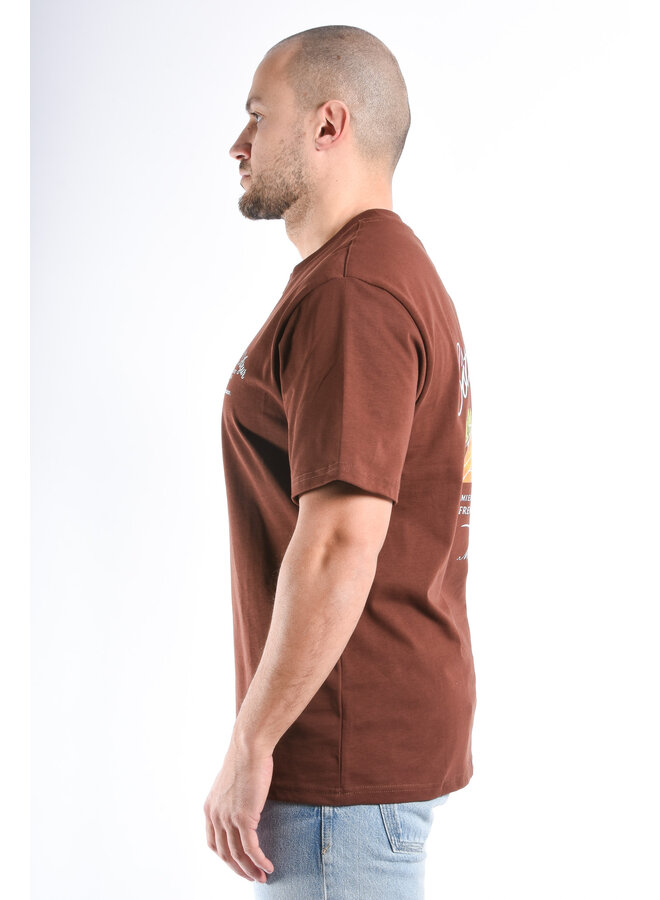 Oversized T-shirt “Côte D’Azur” Brown