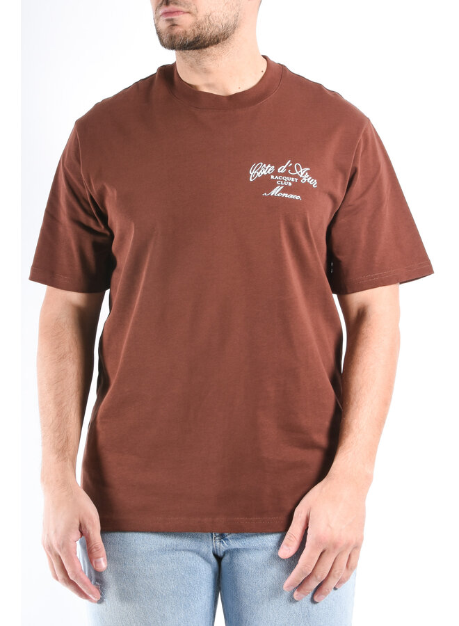 Oversized T-shirt “Côte D’Azur” Brown