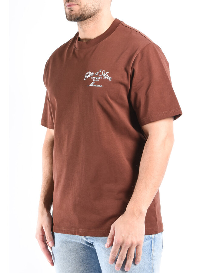 Oversized T-shirt “Côte D’Azur” Brown