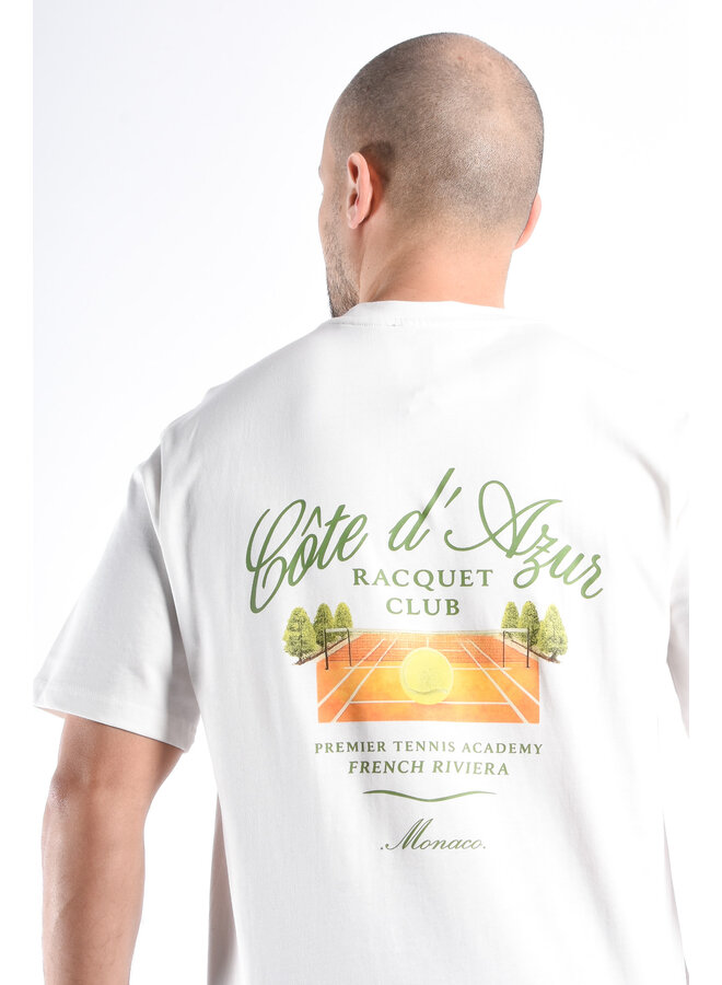 Oversized T-shirt “Côte D’Azur” White