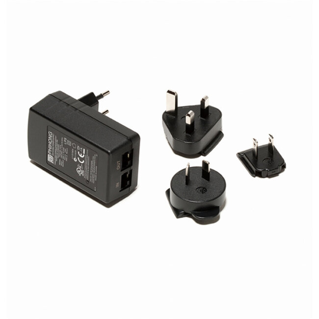 FLIR Gigabit PoE injector 16 W, with multi-plugs for Ax8