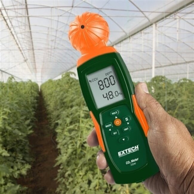 EXTECH CO240: Binnenluchtkwaliteit, kooldioxide (CO2) meter