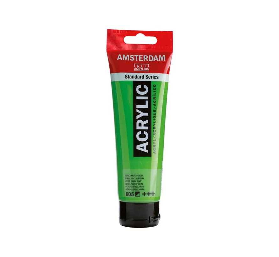 Amsterdam Standard Series Acrylverf Tube 120 ml Briljantgroen 605