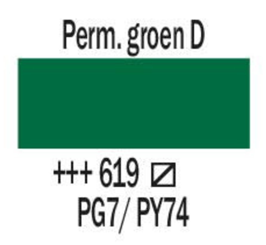 Amsterdam Standard Series Acrylverf Tube 120 ml Permanentgroen Donker 619