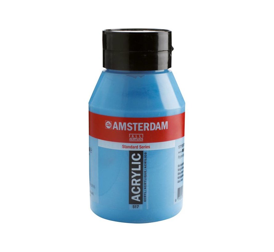 Amsterdam Standard Series Acrylverf Pot 1000 ml Koningsblauw 517