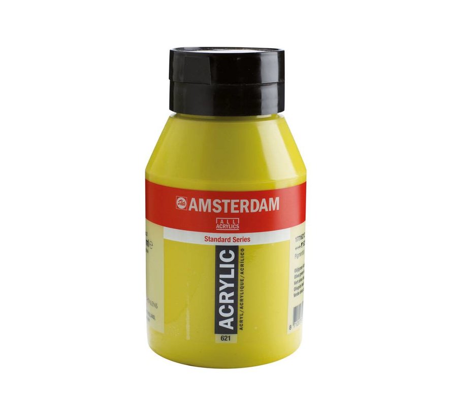 Amsterdam Standard Series Acrylverf Pot 1000 ml Olijfgroen Licht 621