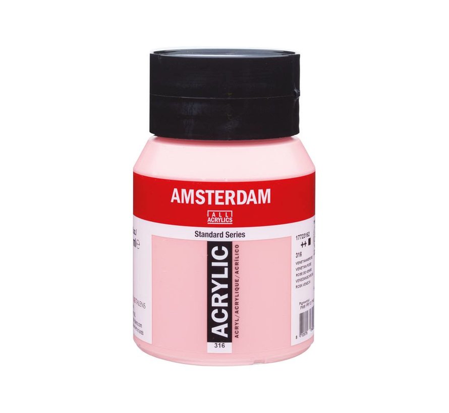 Amsterdam Standard Series Acrylverf Pot 500 ml Venetiaansroze 316