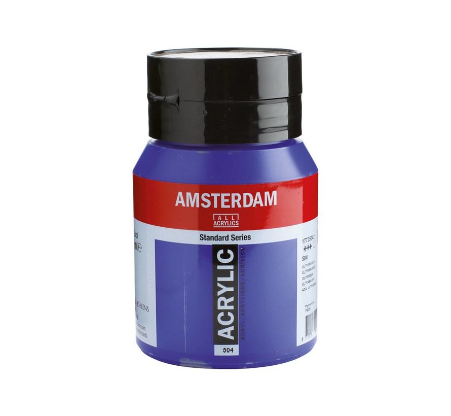 Amsterdam Standard Series Acrylverf Pot 500 ml Ultramarijn 504