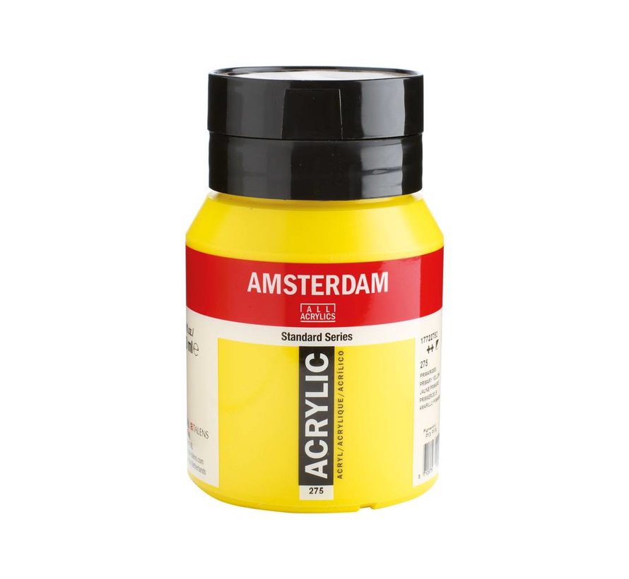 Amsterdam Standard Series Acrylverf Pot 500 ml Primairgeel 275