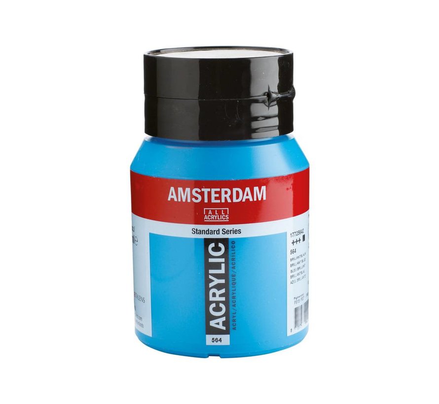 Amsterdam Standard Series Acrylverf Pot 500 ml Briljantblauw 564