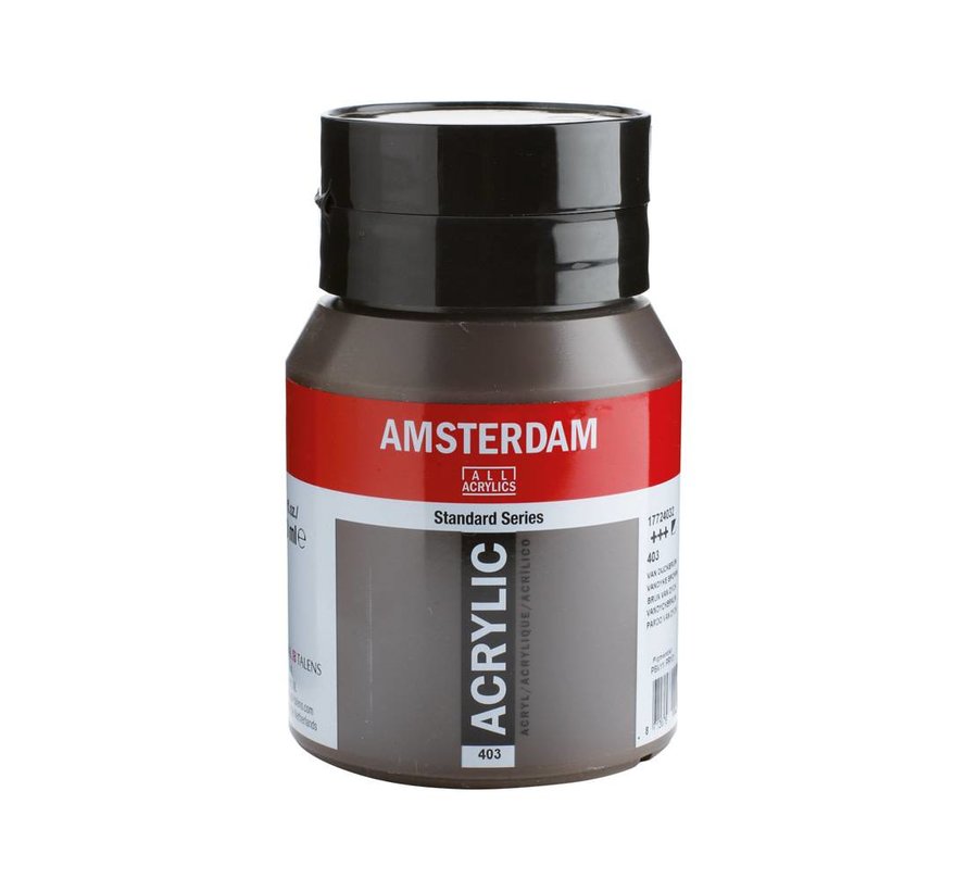 Amsterdam Standard Series Acrylverf Pot 500 ml Van Dijckbruin 403