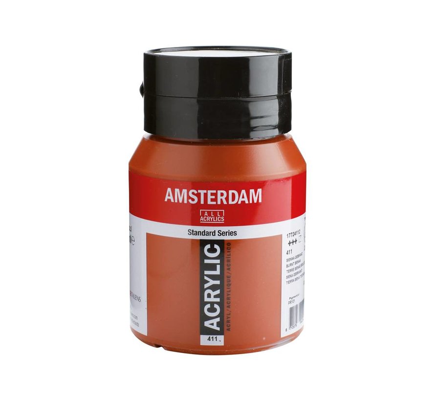 Amsterdam Standard Series Acrylverf Pot 500 ml Sienna Gebrand 411