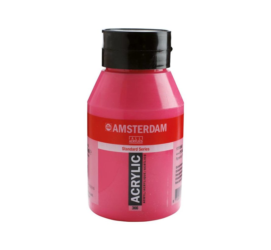 Amsterdam Standard Series Acrylverf Pot 1000 ml Quinacridoneroze 366