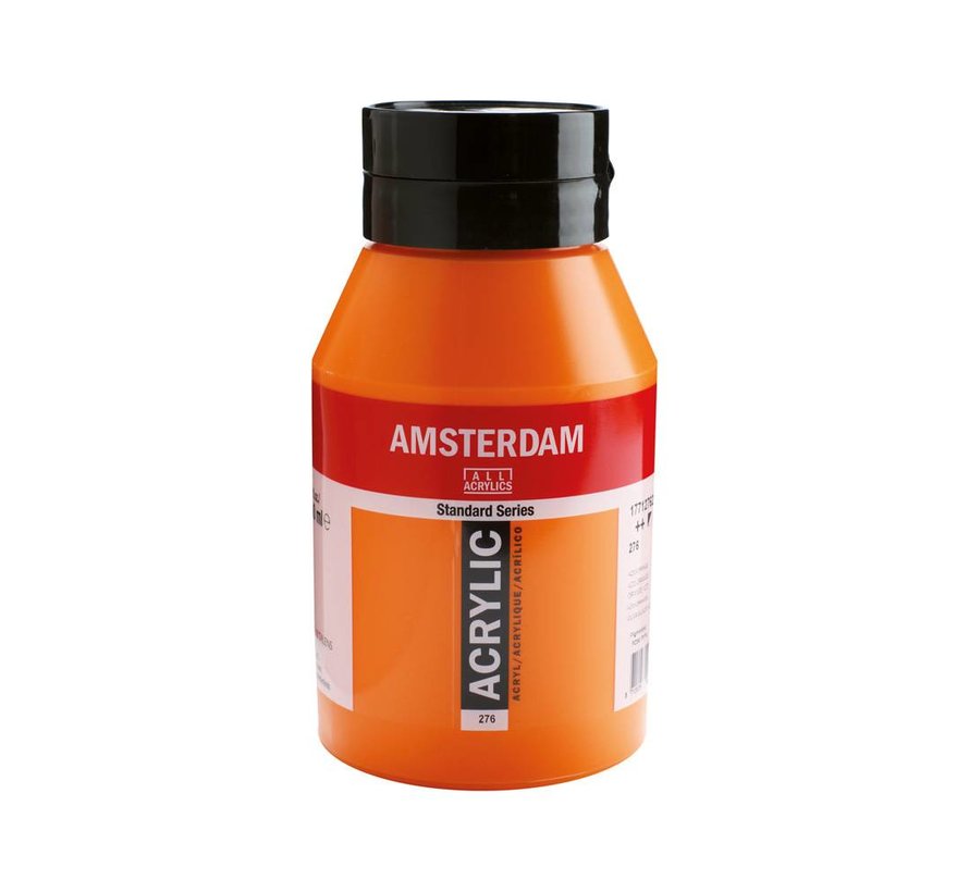 Amsterdam Standard Series Acrylverf Pot 1000 ml Azo-Oranje 276