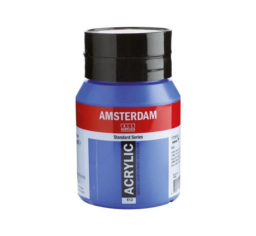 Amsterdam Standard Series Acrylverf Pot 500 ml Kobaltblauw (Ultramarijn) 512