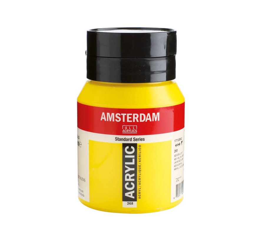 Amsterdam Standard Series Acrylverf Pot 500 ml Azogeel Licht 268