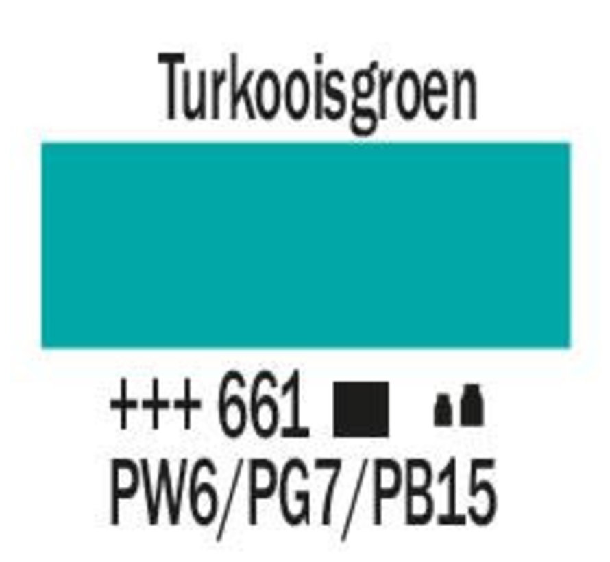 Amsterdam Standard Series Acrylverf Pot 500 ml Turkooisgroen 661