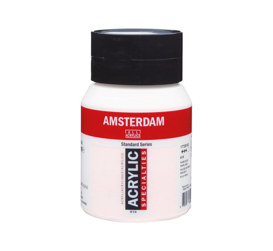 Amsterdam Standard Series Acrylverf Pot 500 ml Parelrood 819