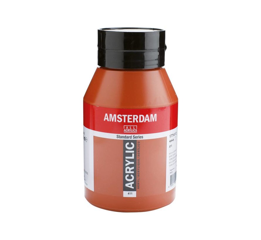 Amsterdam acrylverf 1 liter standard 411 Sienna gebrand