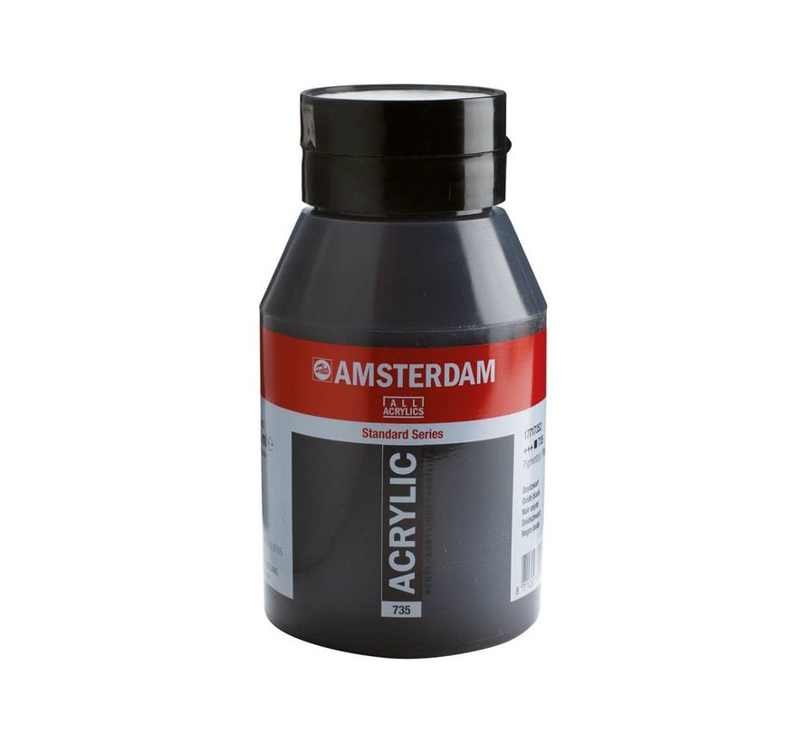 Amsterdam acrylverf 1 liter standard 735 Oxydzwart