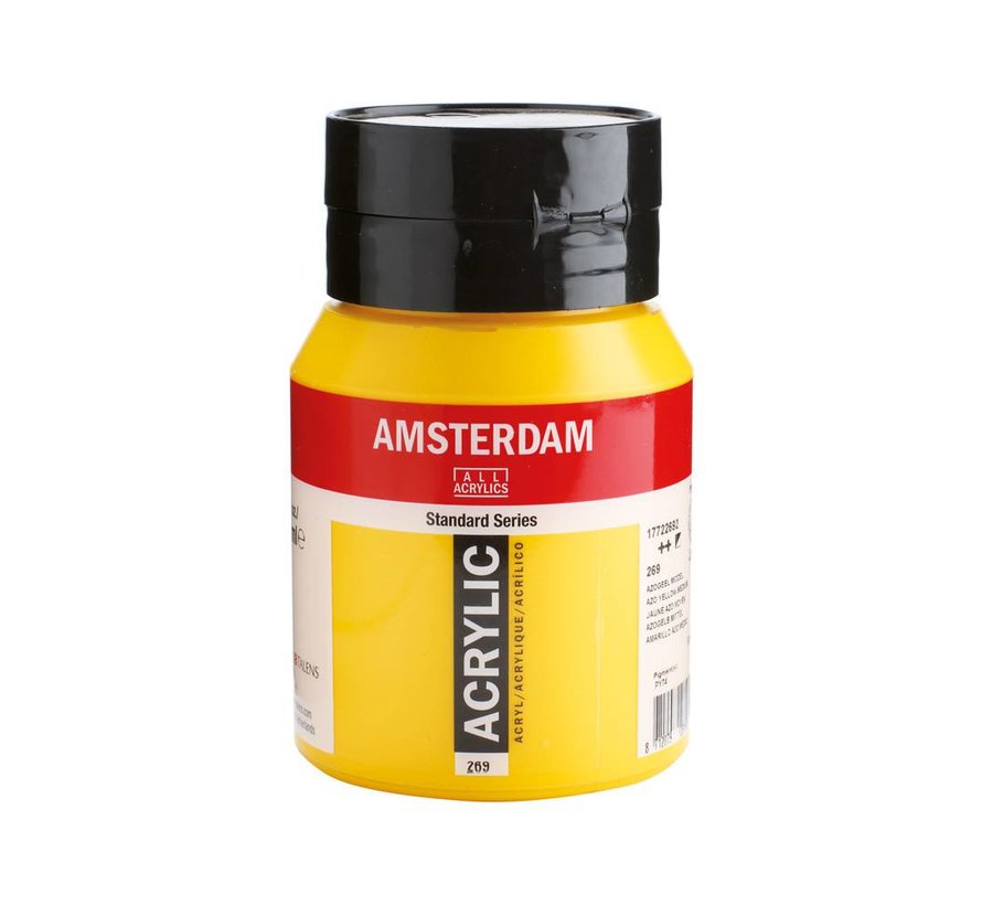 Amsterdam Standard Series Acrylverf Pot 500 ml Azogeel Middel 269