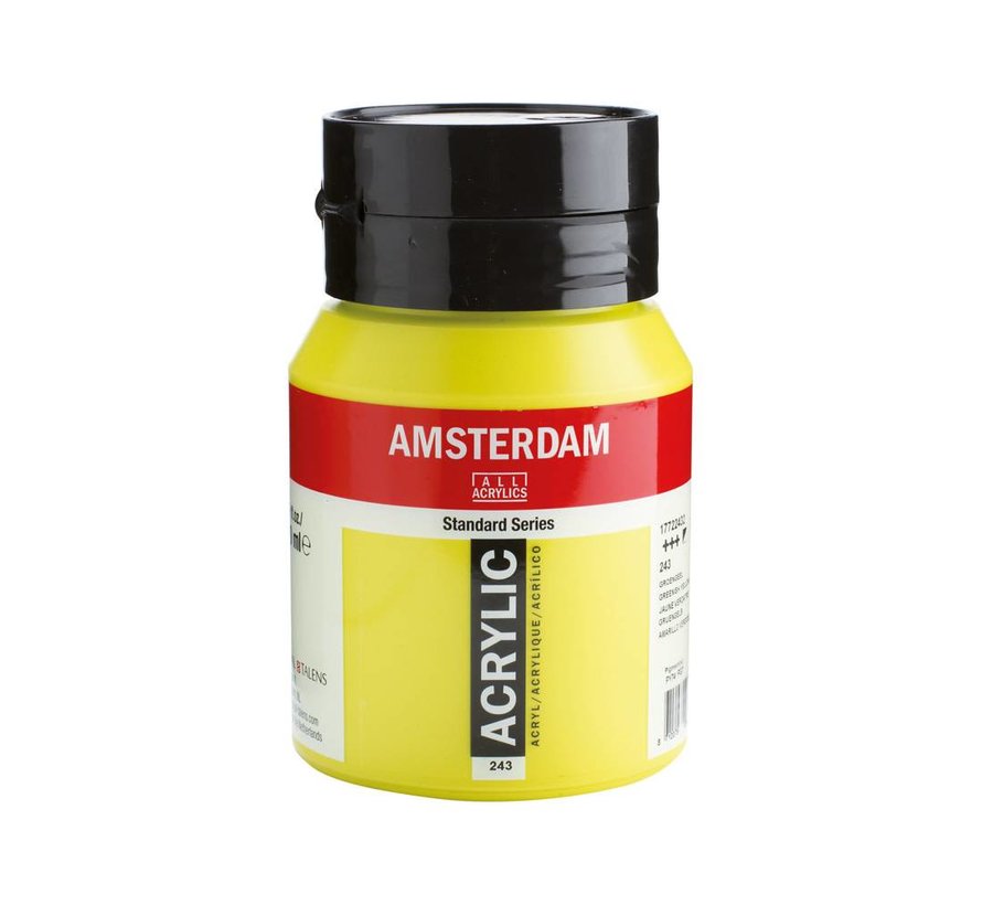 Amsterdam Standard Series Acrylverf Pot 500 ml Groengeel 243