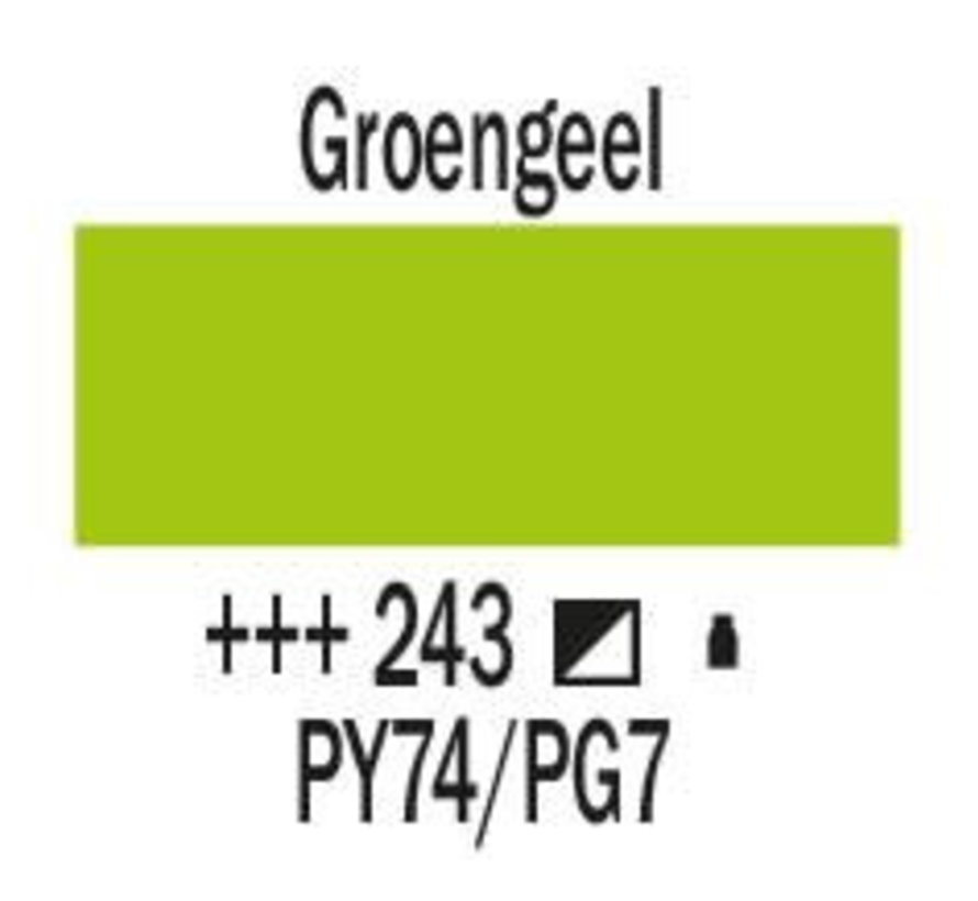 Amsterdam acrylverf 500ml standard 243 Groengeel
