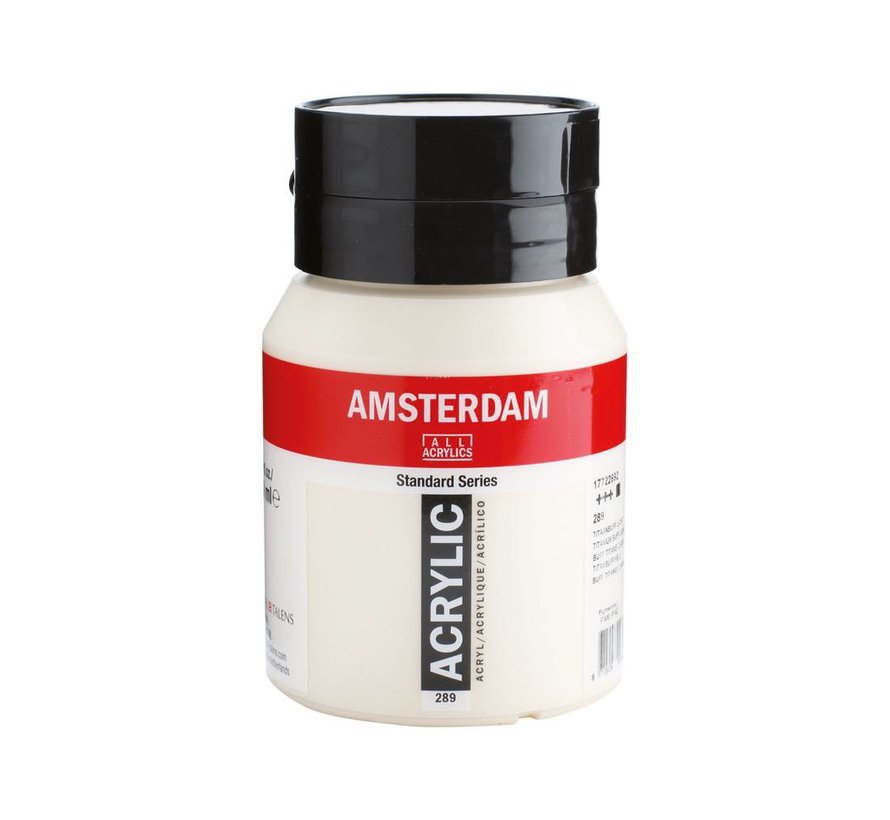 Amsterdam Standard Series Acrylverf Pot 500 ml Titaanbuff Licht 289