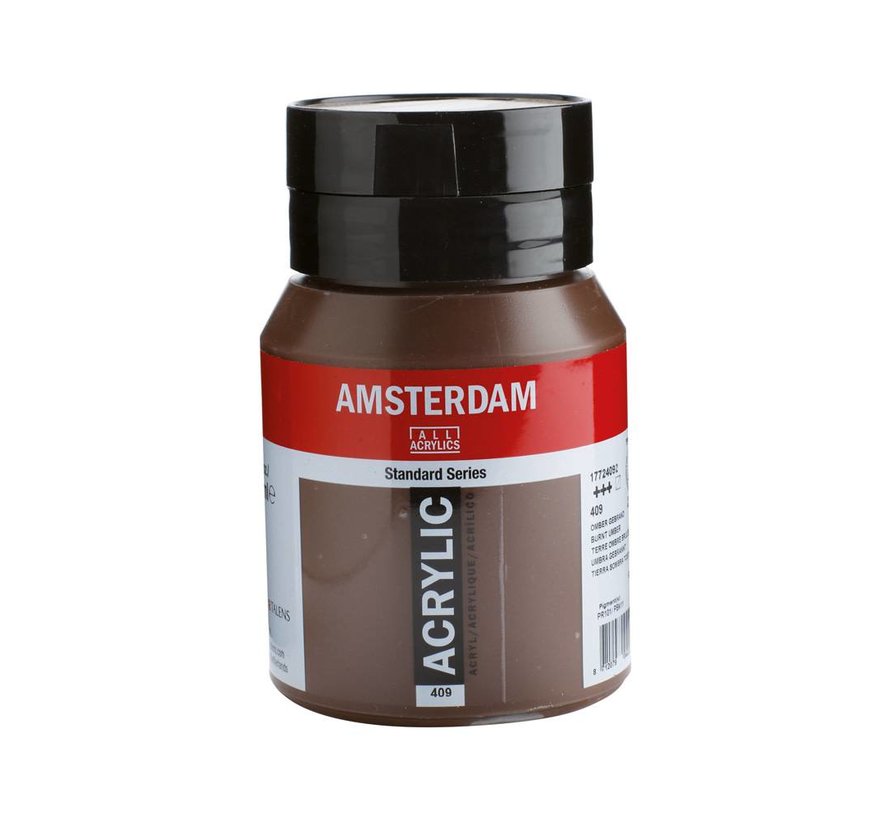 Amsterdam Standard Series Acrylverf Pot 500 ml Omber Gebrand 409