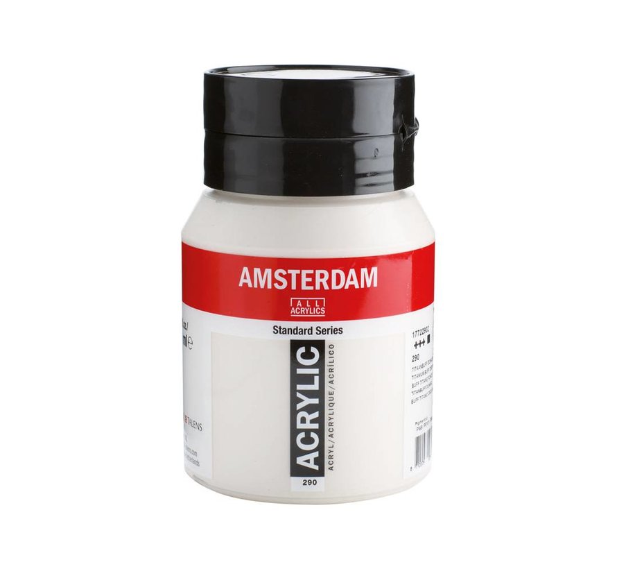 Amsterdam Standard Series Acrylverf Pot 500 ml Titaanbuff Donker 290