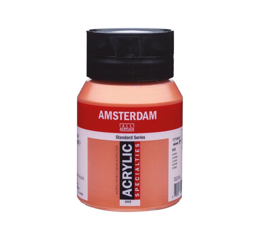 Amsterdam Standard Series Acrylverf Pot 500 ml Koper 805