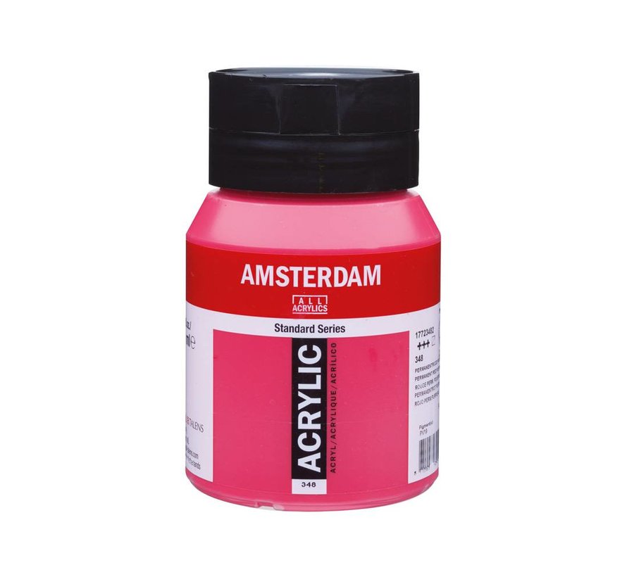 Amsterdam Standard Series Acrylverf Pot 500 ml Permanentrood Purper 348