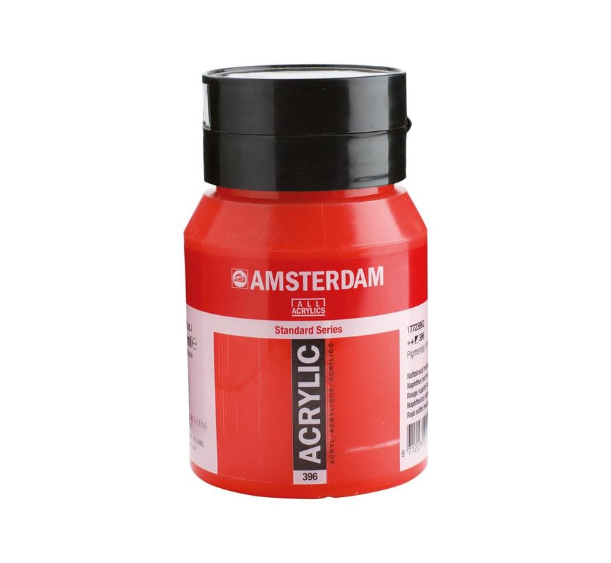 Amsterdam Standard Series Acrylverf Pot 500 ml Naftolrood Middel 396