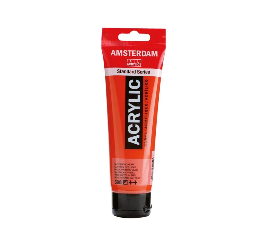 Amsterdam Standard Series Acrylverf Tube 120 ml Naftolrood Licht 398